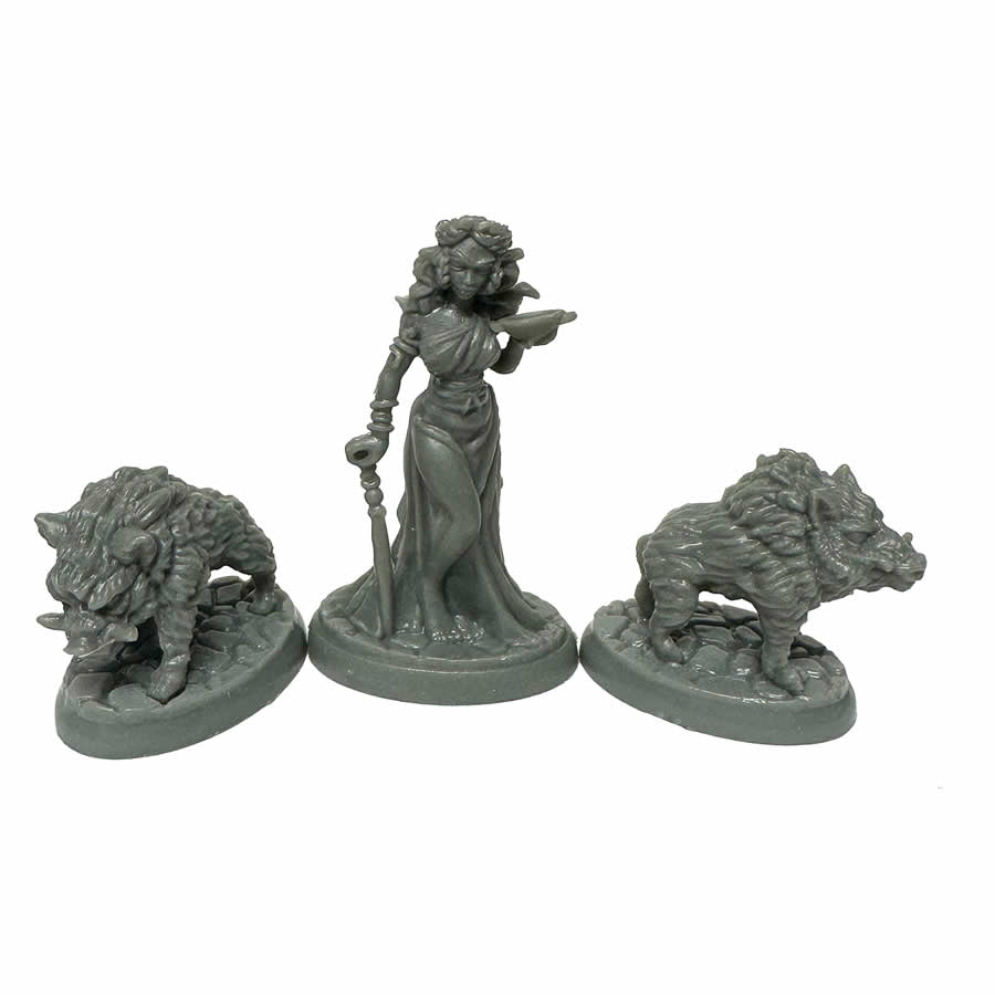 RPR44170 Circe and Pigs Miniature 25mm Heroic Scale Figure Bones Black