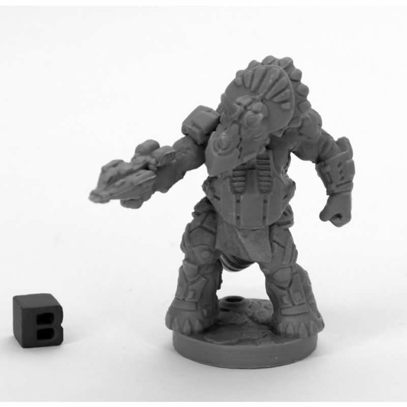 RPR49006 Thunderfoot Commander Miniature 25mm Heroic Scale Bones Black Main Image
