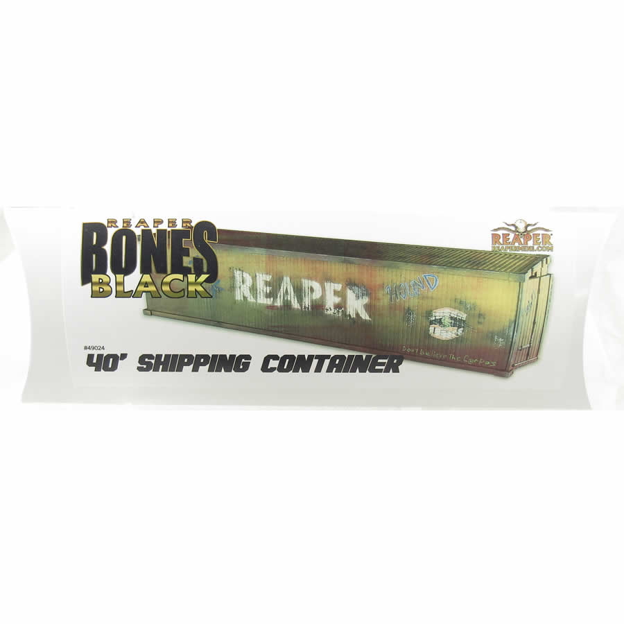 RPR49024 40 Ft Container Miniature 25mm Heroic Scale Figure Bones Black Reaper Miniatures