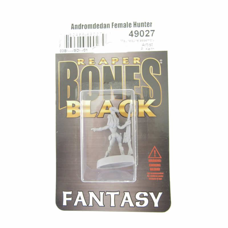 RPR49027 Andromedan Hunter Miniature 25mm Heroic Scale Figure Bones Black 2nd Image