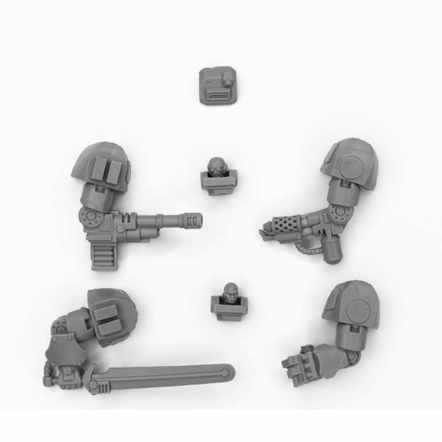 RPR49029 IMEF Bulldog I Miniature 25mm Heroic Scale Figure Bones Black 3rd Image