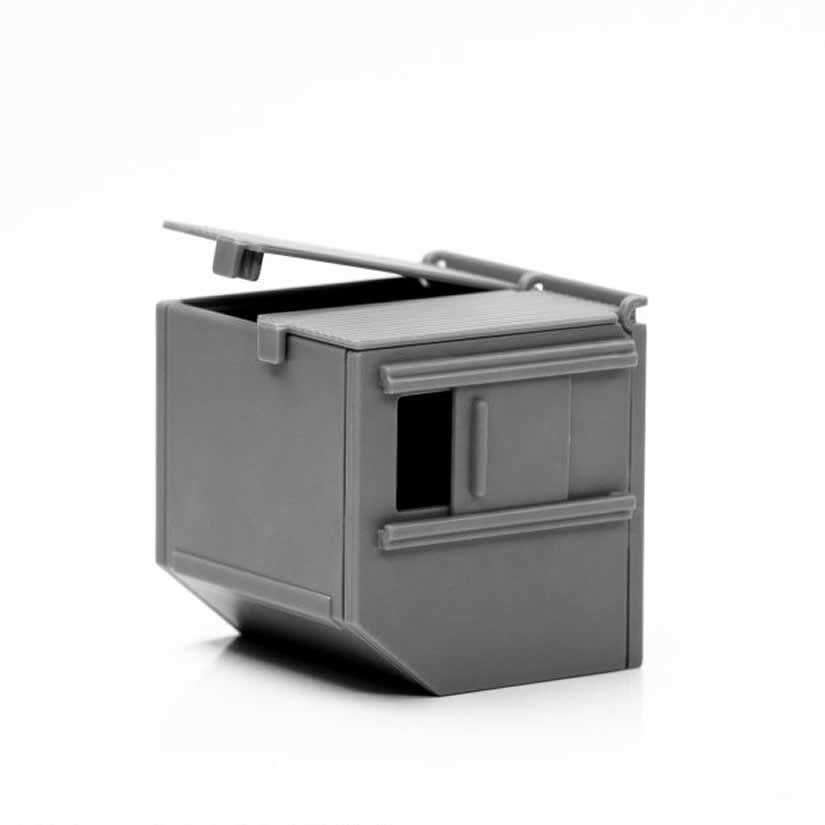 RPR49036 Dumpster Miniature 25mm Heroic Scale Figure Bones Black Main Image