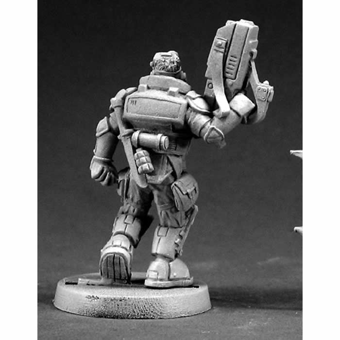 RPR50014 Nick Stone Intergalactic Marine Miniature 25mm Heroic Scale 3rd Image