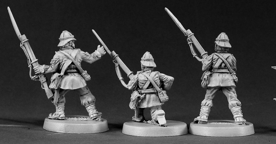 RPR50029 British Colonial Riflemen Miniature 25mm Heroic Scale