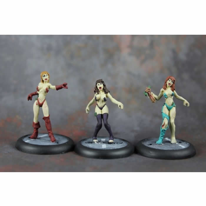 RPR50213 Zombie Strippers Miniature 25mm Heroic Scale Chronoscope Main Image