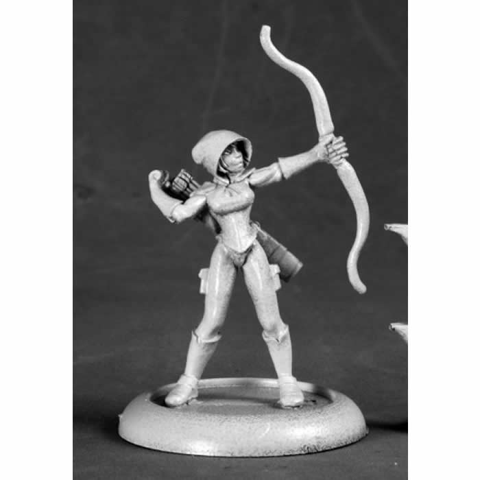 RPR50215 Silver Marksman Super Heroine Miniature 25mm Heroic Scale Main Image