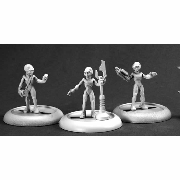 RPR50243 Gray Aliens Miniature 25mm Heroic Scale Chronoscope Series Main Image