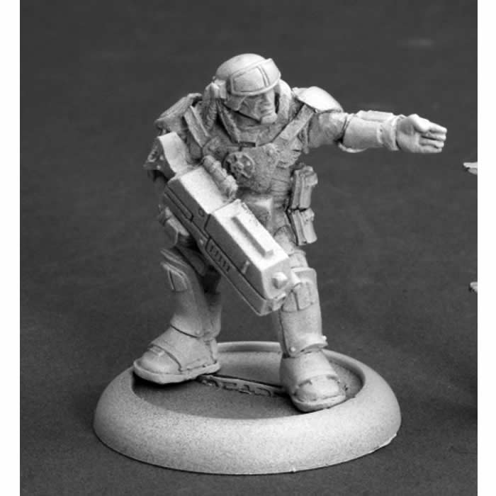 RPR50263 Erik Proudfoot Intergalactic Marine Miniature 25mm Heroic Scale 3rd Image