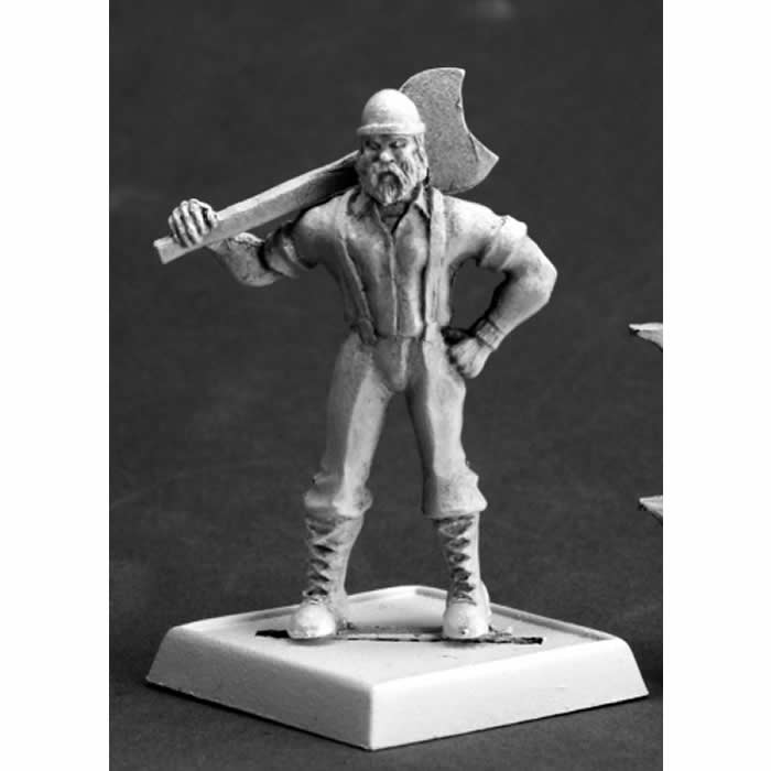 RPR50268 Bill Foster Lumberjack Miniature 25mm Heroic Scale Chronoscope Series Reaper Miniatures 3rd Image