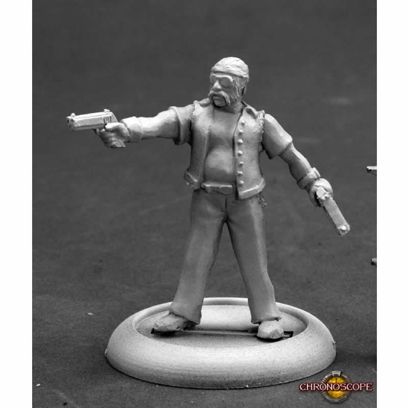 RPR50272 Stubbs Biker Thug Miniature 25mm Heroic Scale Chronoscope 3rd Image