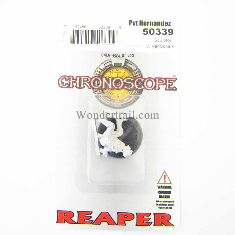 RPR50339 PFC Tim Hernandez Miniature 25mm Heroic Scale Chronoscope 2nd Image