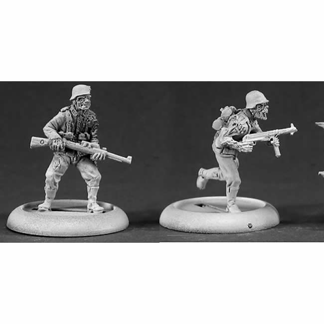RPR50340 Zombie Nazi Soldiers Miniature 25mm Heroic Scale Chronoscope Main Image