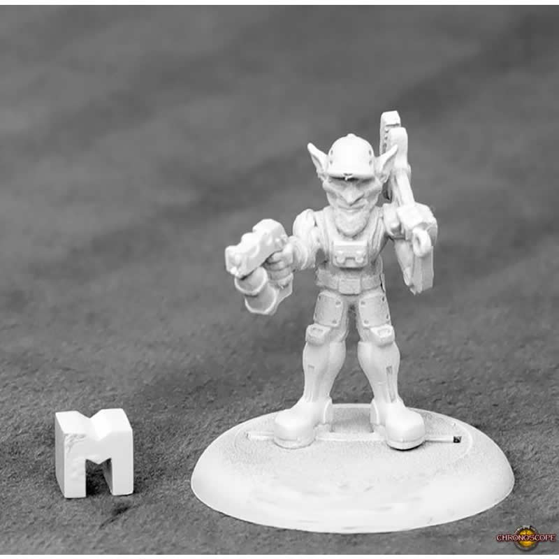 RPR50344 Space Goblin Mechanic Miniature 25mm Heroic Scale Main Image