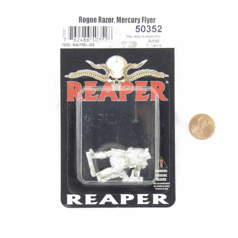 RPR50352 Rogue Razor Mercury Flyer Slab Miniature 25mm Heroic Scale Chronoscope 2nd Image