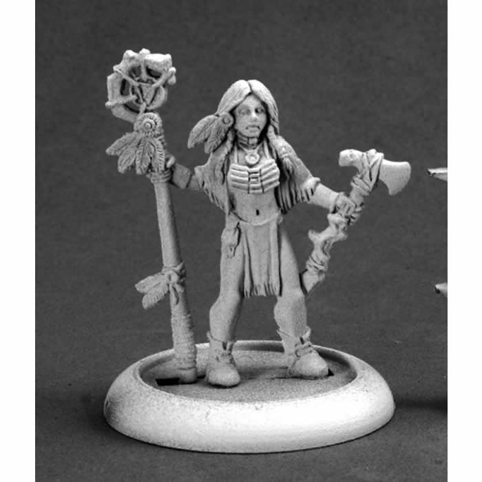 RPR59010 Female Indian Shaman Miniature 25mm Heroic Scale Main Image
