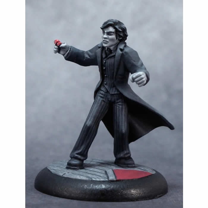 RPR59040 Grifter Gambler Deadlands Noir Miniature 25mm Heroic Scale Savage Worlds Series Reaper Miniatures Main Image