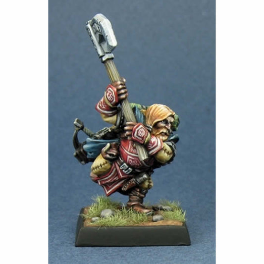 RPR60004 Harsk Iconic Male Dwarf Ranger Miniature 25mm Heroic Scale Main Image