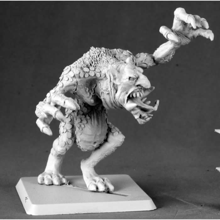 RPR60021 Troll Miniature 25mm Heroic Scale Pathfinder Series Reaper Miniatures 3rd Image