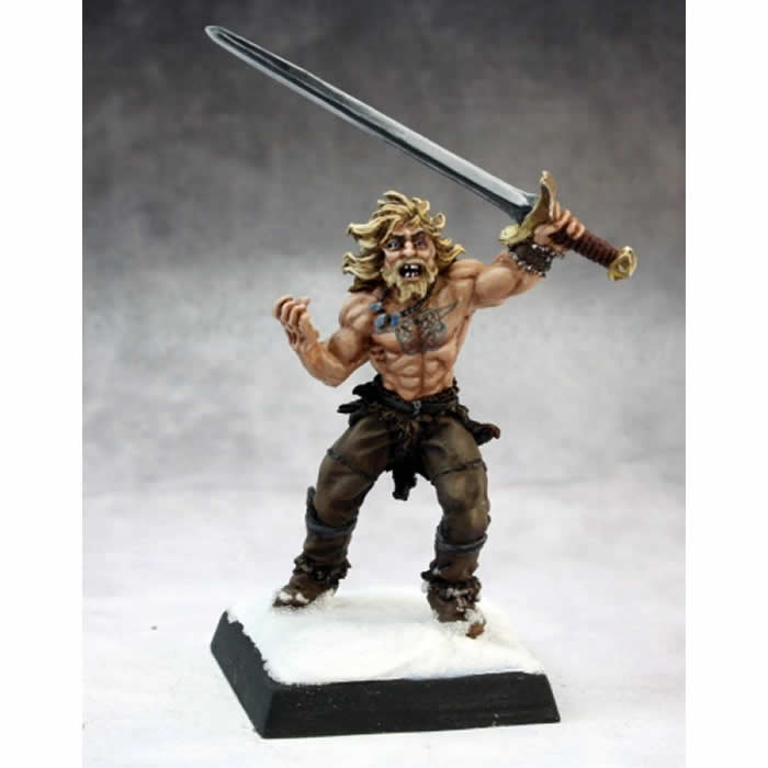 RPR60068 Ostog the Unslain Berserker Miniatures 25mm Heroic Scale Main Image