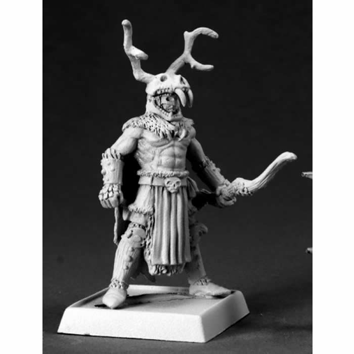 RPR60073 The Stag Lord Barbarian Miniatures 25mm Heroic Scale 3rd Image