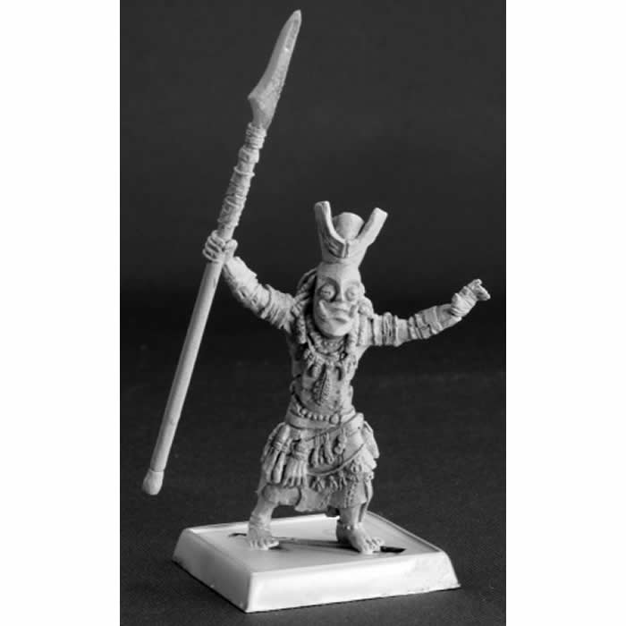 RPR60091 Jigeke the Exile Mwangi Necromancer Miniatures 25mm Heroic Scale 3rd Image
