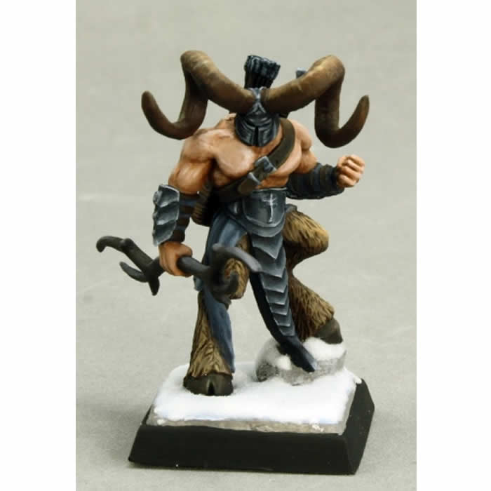 RPR60100 The Horned Hunter Monster Miniatures 25mm Heroic Scale Main Image