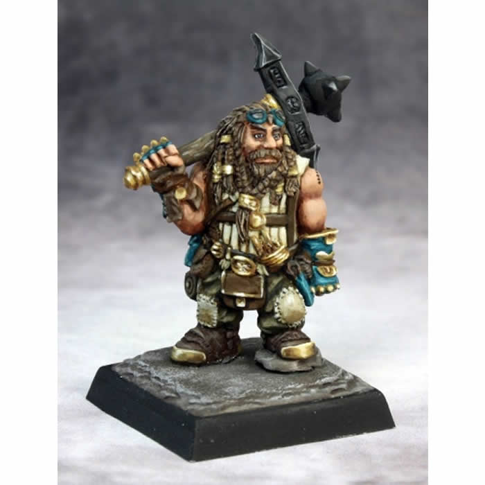 RPR60122 Cheiton Dwarf Hero Miniatures 25mm Heroic Scale Pathfinder Main Image