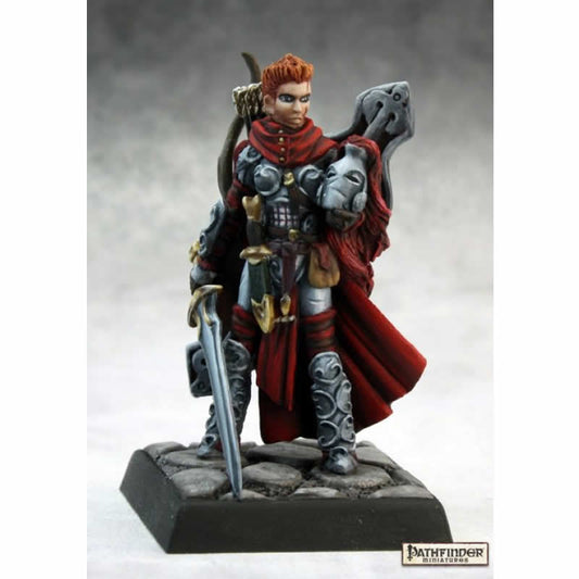 RPR60143 Oriana Grey Maiden Fighter Miniatures 25mm Heroic Scale Main Image