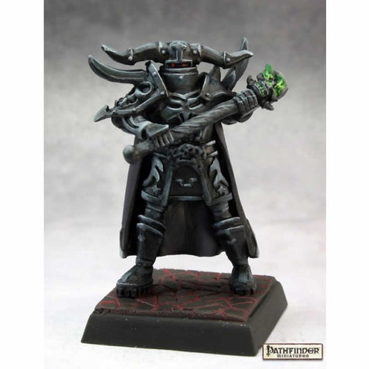 RPR60156 Graveknight Fighter Miniatures 25mm Heroic Scale Pathfinder Main Image