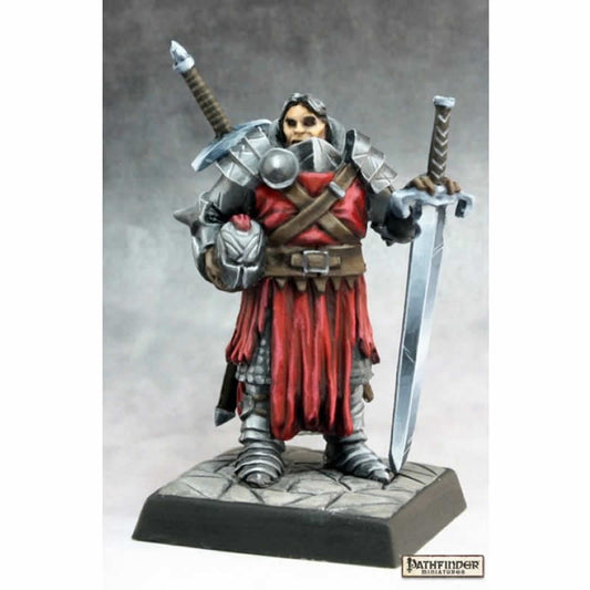 RPR60160 Mendevian Crusader Fighter Miniatures 25mm Heroic Scale Main Image
