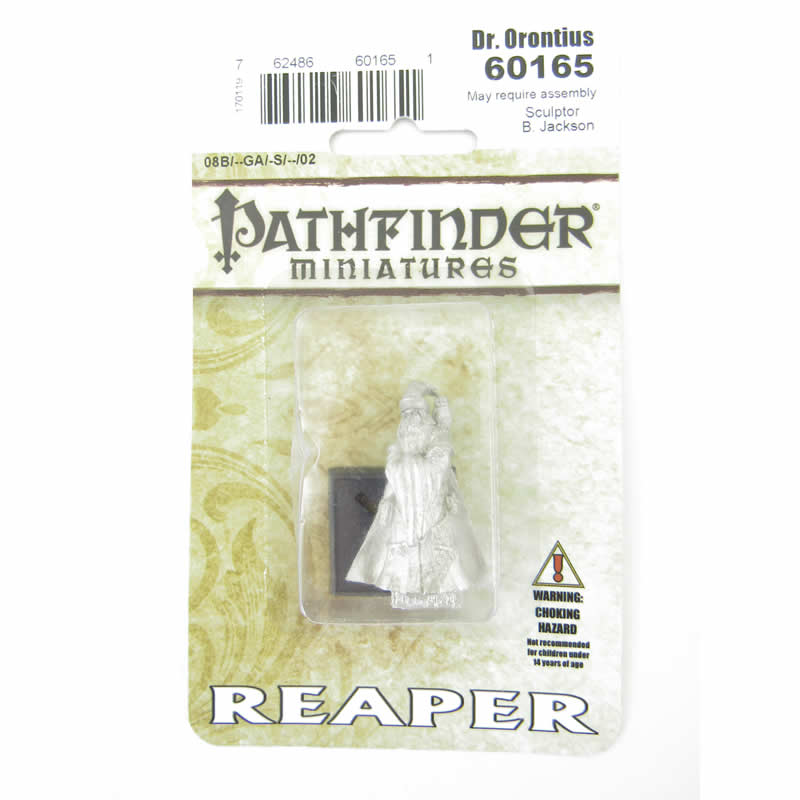 RPR60165 Dr Orontius Wizard Miniatures 25mm Heroic Scale Pathfinder 2nd Image