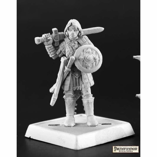 RPR60168 Kagur Blacklion Fighter Miniatures 25mm Heroic Scale Pathfinder Main Image