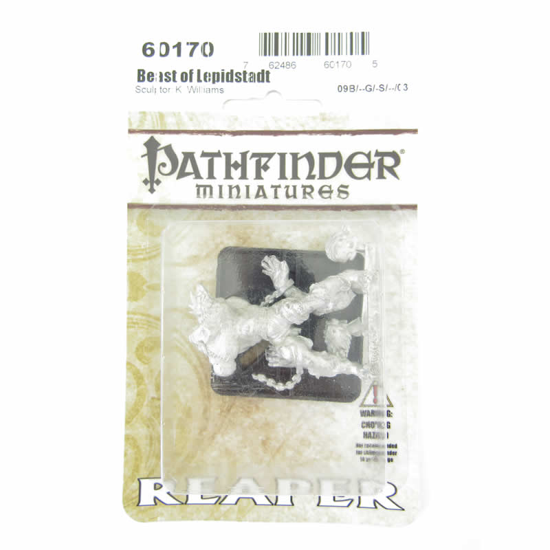 RPR60170 Beast of Lepidstadt Monster Miniatures 25mm Heroic Scale 2nd Image