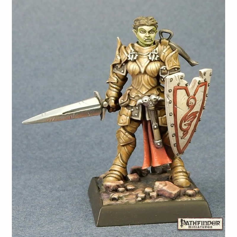 RPR60171 Irabeth Tirabade Half-Orc Warrior Miniatures 25mm Heroic Scale Main Image