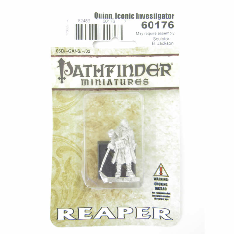 RPR60176 Quinn Iconic Investigator Miniatures 25mm Heroic Scale 2nd Image