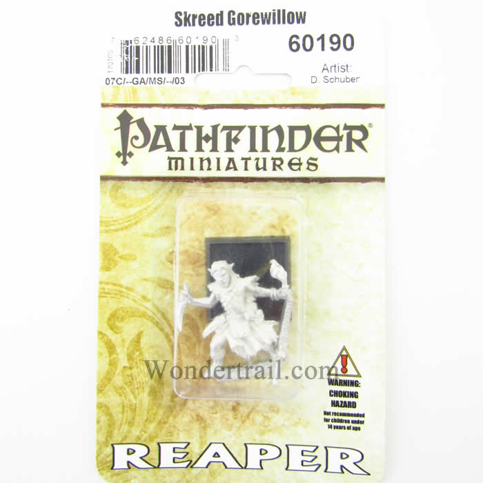 RPR60190 Skreed Gorewillow Miniature 25mm Heroic Scale Pathfinder 2nd Image