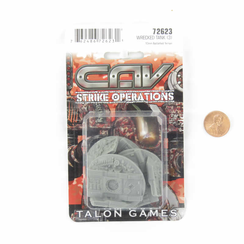 RPR72623 Wrecked Tank Battlefield Terrain Supplies Miniature N-Scale CAV Strike Operations 2nd Image
