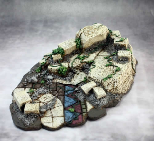 RPR74027 Ruins Vignette Base Reaper Miniatures Main Image