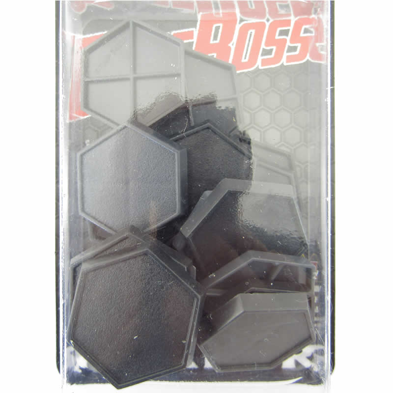 RPR74029 1in Hex Plastic Miniature Gaming Base Pack of 20 Reaper Miniatures Main Image