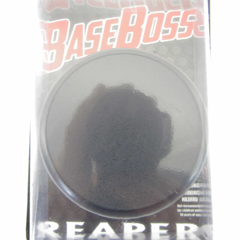 RPR74031 60mm Round Plastic Miniature Display Base Pack of 10 Reaper Miniatures Main Image