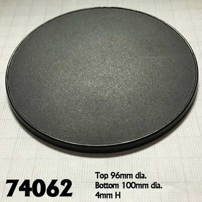 RPR74062 100mm Round Gaming Base Pack of 4 Reaper Miniatures Main Image