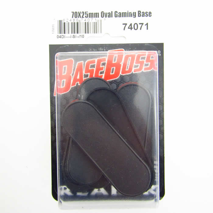 RPR74071 70mm X 25mm Oval Gaming Base Pack of 10 Reaper Miniatures 2nd Image