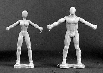 RPR75008 Non Heroic Sculpting Miniature Dollies Reaper Miniatures Main Image