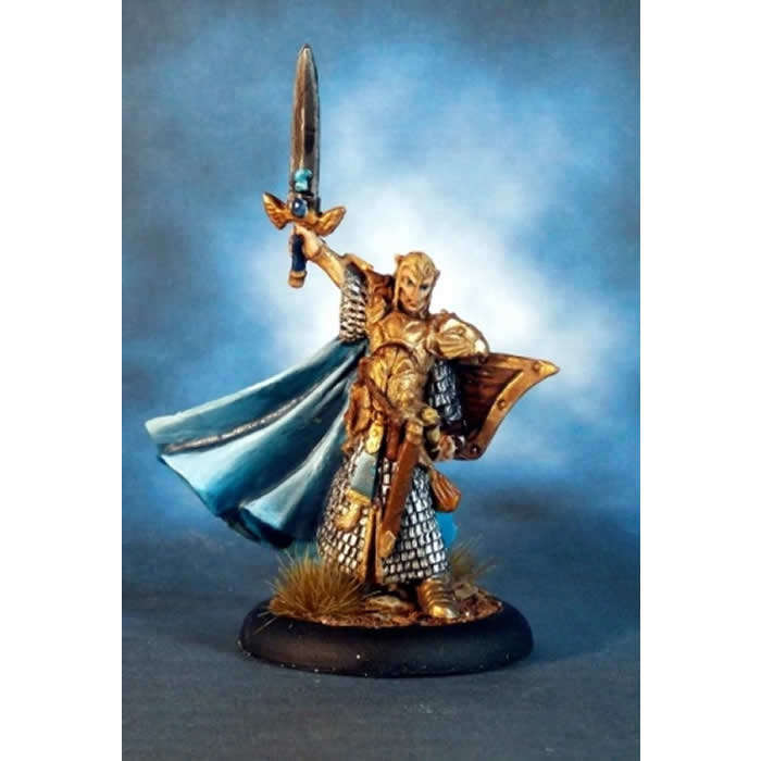 RPR77044 Turanil Male Elf Paladin Miniature 25mm Heroic Scale 3rd Image