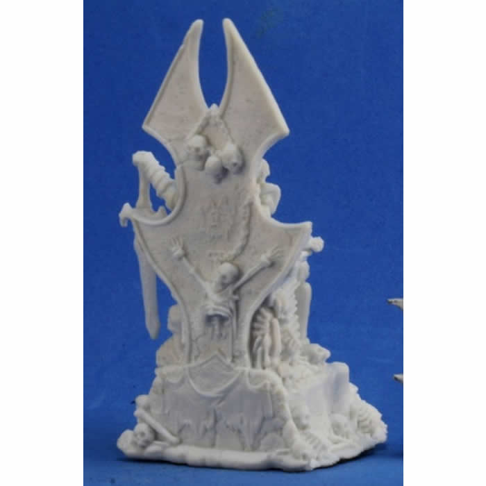 RPR77201 Dragoth Skeleton Lord on Throne Miniature 25mm Heroic Scale 3rd Image