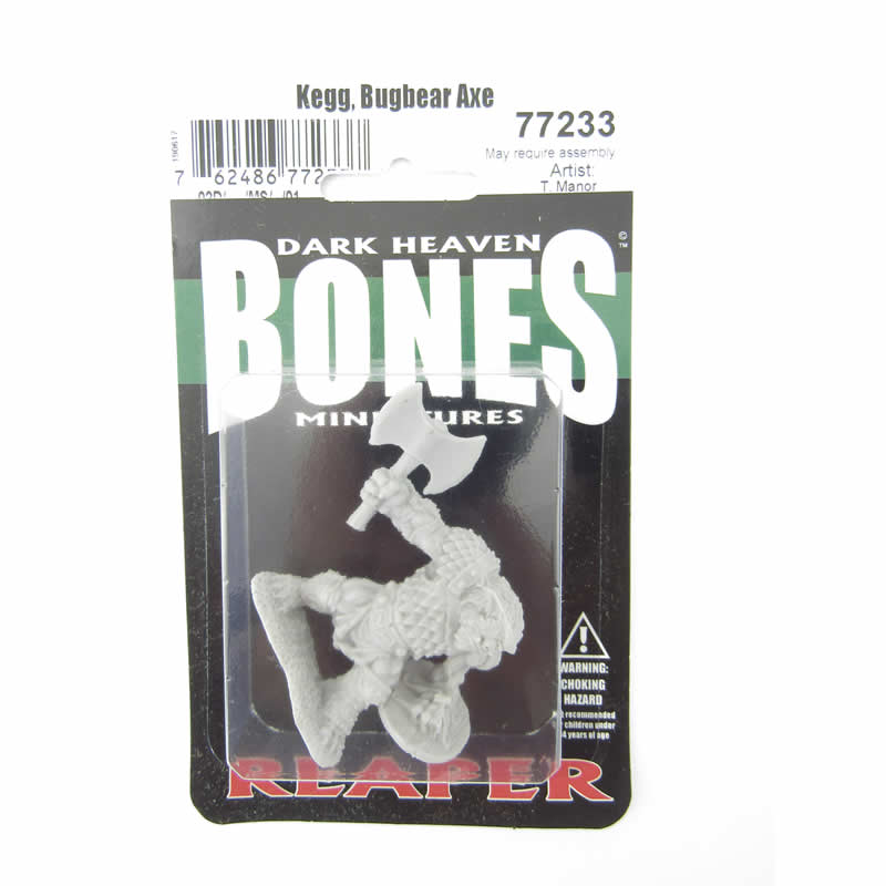 RPR77233 Kegg Bugbear Axe Miniature 25mm Heroic Scale Dark Heaven 2nd Image