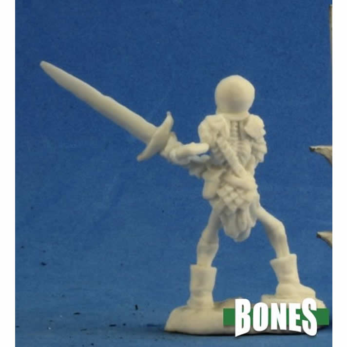 RPR77238 Skeleton Guardian 2H Sword Miniature 25mm Heroic Scale Bones 3rd Image