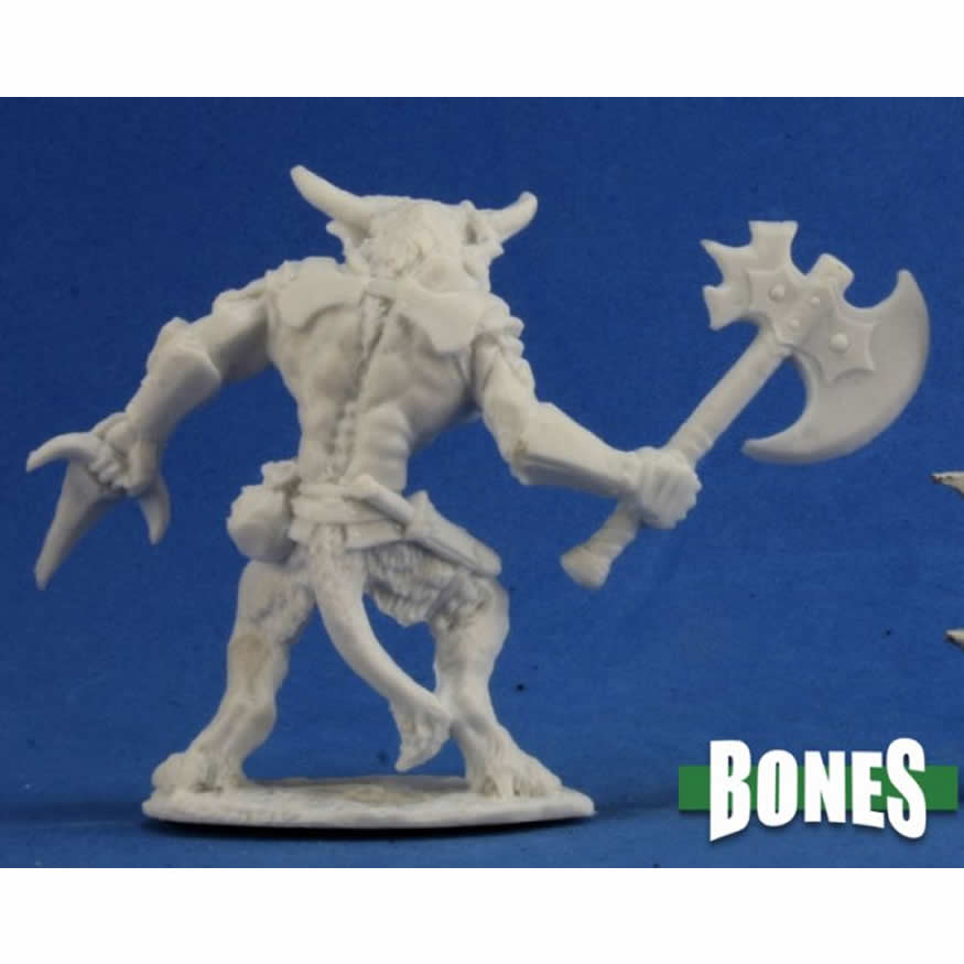 RPR77255 Bronzeheart Minotaur Hero Miniature 25mm Heroic Scale Bones 3rd Image