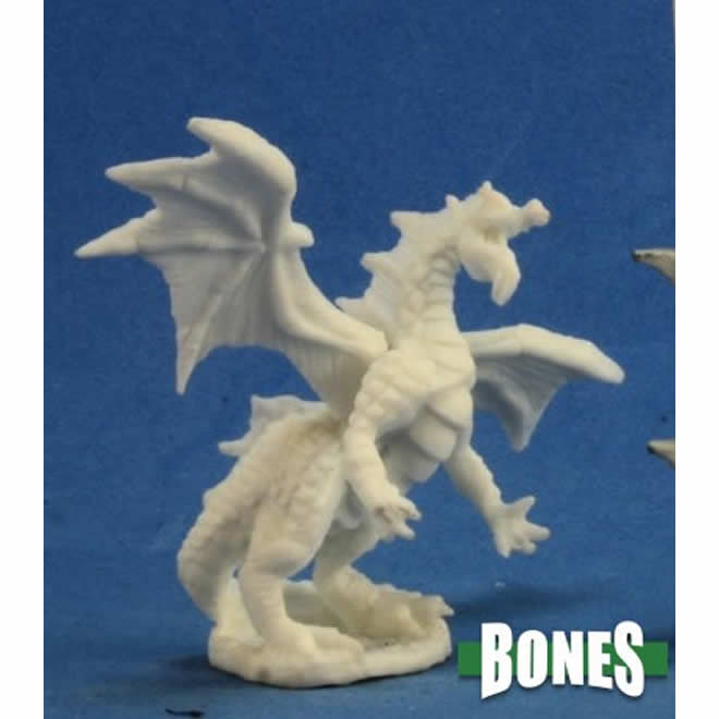 RPR77272 Dragon Hatchling Green Miniature 25mm Heroic Scale Bones 3rd Image