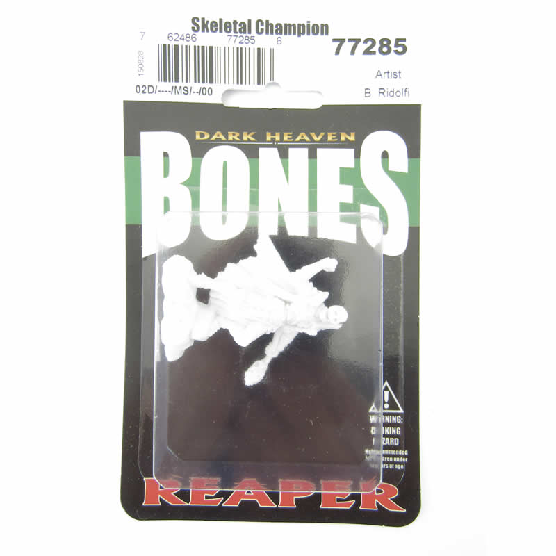 RPR77285 Skeletal Champion Miniature 25mm Heroic Scale Figure 2nd Image